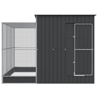 Voliera con Estensione Argento 290x303x216 cm Acciaio 3216427