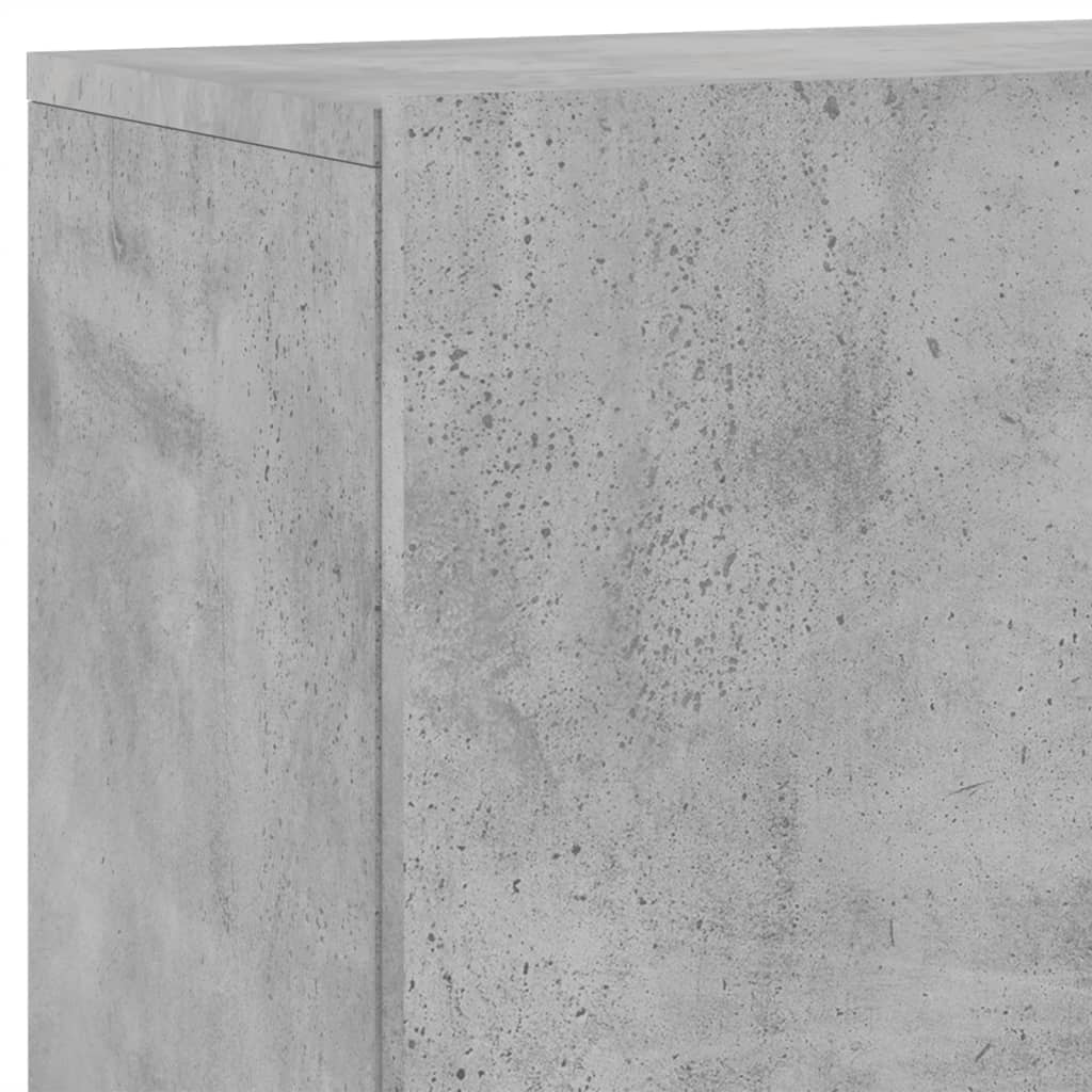Mobili TV a Muro 6pz Grigio Cemento Legno Multistrato 3216442