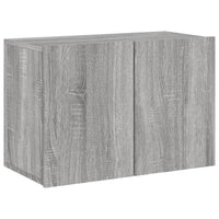 Mobili TV a Muro 5pz-Set di 5 Credenza per TV sospesa Grigio Sonoma in Legno Multistrato 320394