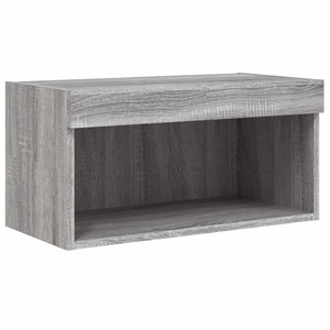 Mobili TV a Muro con LED 6pz Grigio Sonoma Legno Multistrato 3216627