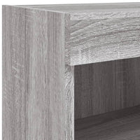 Mobili TV a Muro con LED 8pz Grigio Sonoma Legno Multistrato 3216638