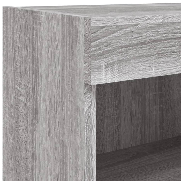 Mobili TV a Muro con LED 8pz Grigio Sonoma Legno Multistrato 3216638