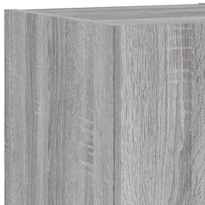 Mobili TV a Muro con LED 6pz Grigio Sonoma Legno Multistrato 3216816