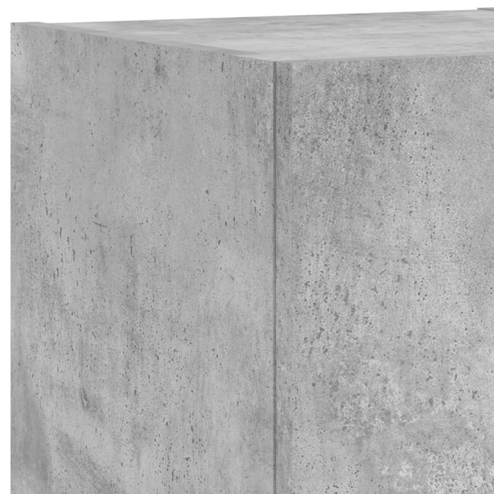 Mobile TV multimediale scaffale per televisione televisione buffet sala da pranzo soggiorno camera da letto a parete x 3 pezzi con luci LED grigie 02_0028197