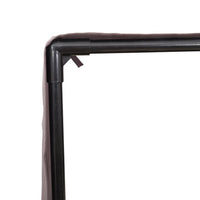 Lettino Prendisole con Tetto e Tende Beige in Polyrattan 4002758