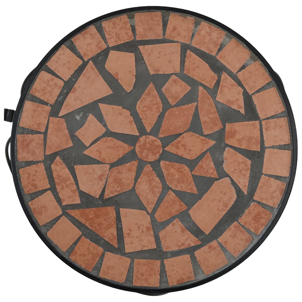 Portavasi 3 pezzi terracotta ceramica Arancione 02_0045250