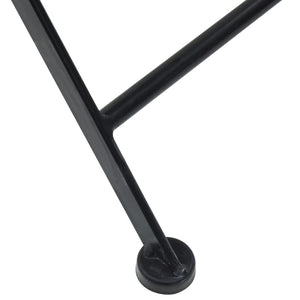 Sedie da Bistrò Pieghevoli 2 pz Blu e Bianco in Ceramica