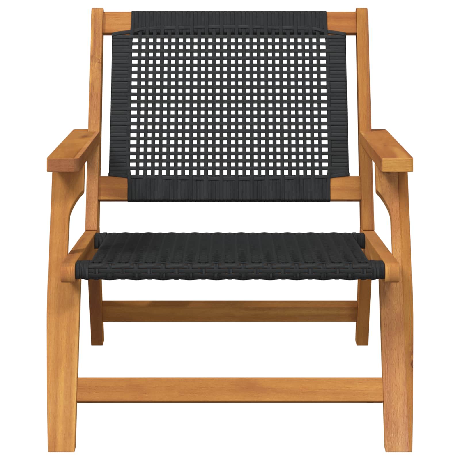 Arredamento da Giardino 2 pcs Nero 67 x 78 x 73cm 367827