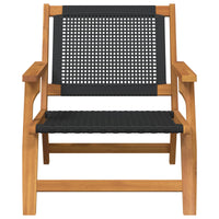 Arredamento da Giardino 2 pcs Nero 67 x 78 x 73cm 367827