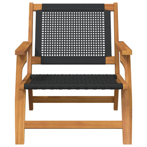 Arredamento da Giardino 2 pcs Nero 67 x 78 x 73cm 367827