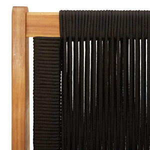 Arredamento da Giardino 2 pcs Nero 78 x 67 x 73cm 367831