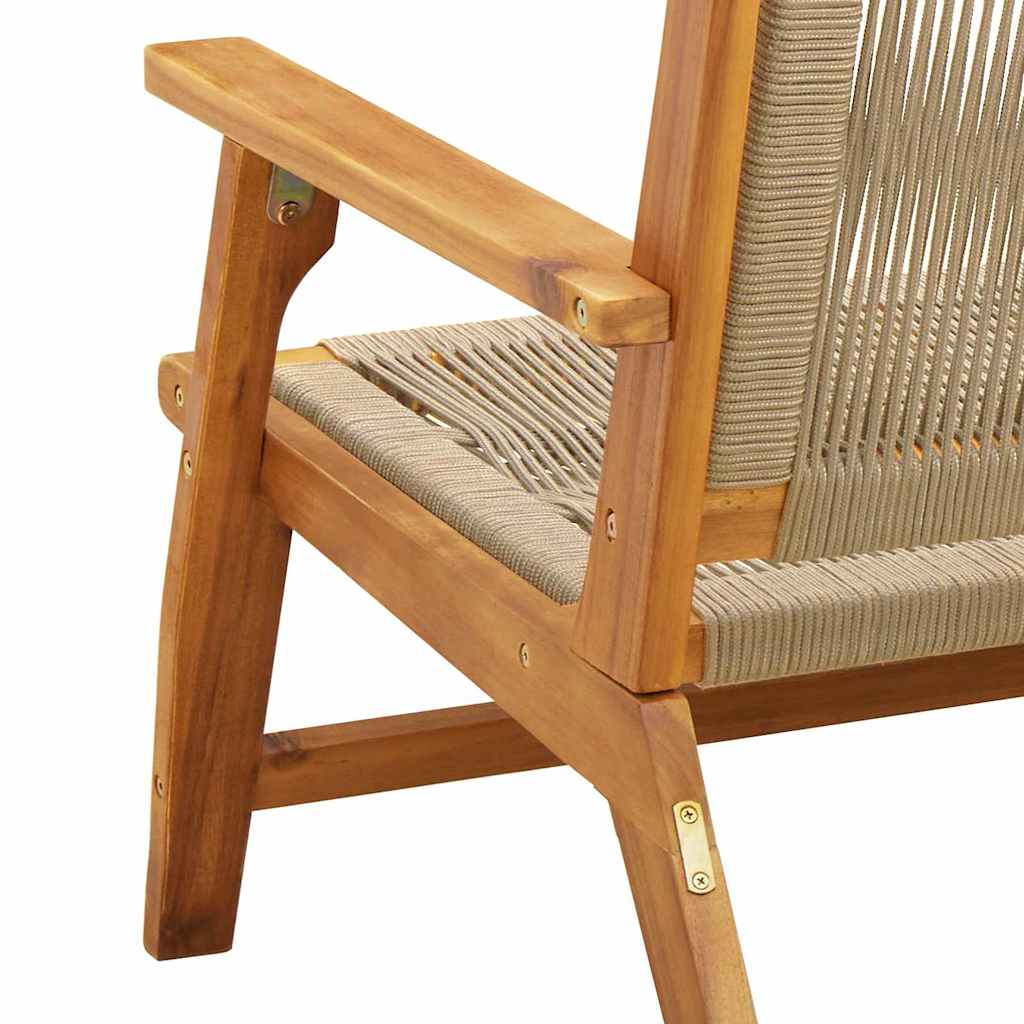 Arredamento da Giardino 2 pcs Beige 78 x 67 x 73cm 367833