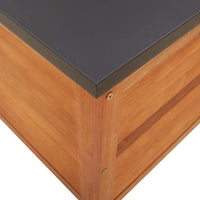 Contenitore da Giardino 60x50x55 cm Legno Massello di Eucalipto