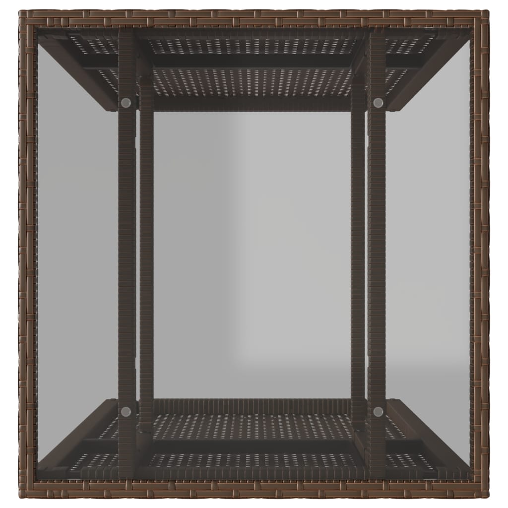 Set Bistrò 3 pz con Cuscini Marrone in Polyrattan 4003870