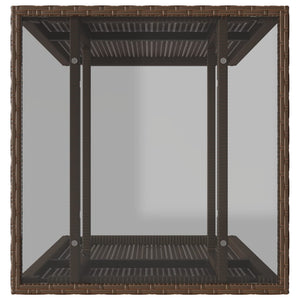 Set Bistrò 3 pz con Cuscini Marrone in Polyrattan 4003870