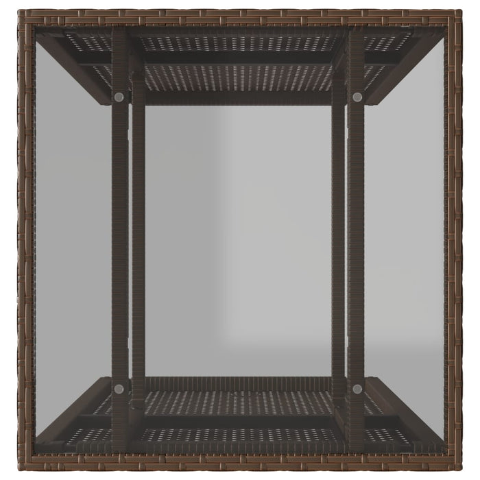 Set Bistrò 3 pz con Cuscini Marrone in Polyrattan 4003870