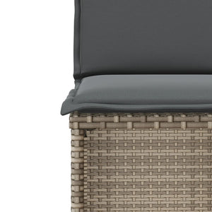 vidaXL Set da Bistrò 3 pz con Cuscini Beige in Polyrattan