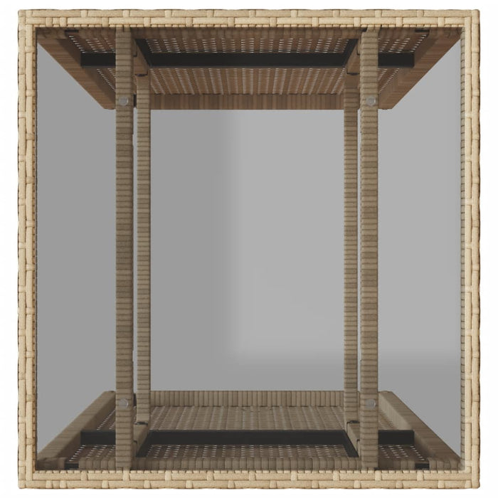 Set da Bistrò 3 pz con Cuscini Beige in Polyrattan 4003873