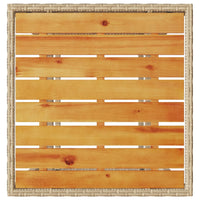 Set da Bistrò 3 pz con Cuscini Beige in Polyrattan 4003877