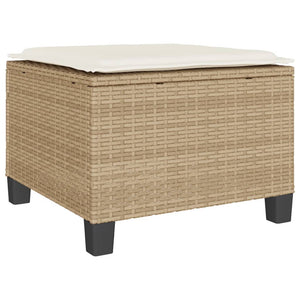 Set da Bistrò 3 pz con Cuscini Beige in Polyrattan 4003900