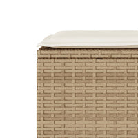 Set da Bistrò 3 pz con Cuscini Beige in Polyrattan 4003900