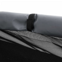 Cuccia per cani in tessuto oxford chiaro e acciaio grigio 02_0043534