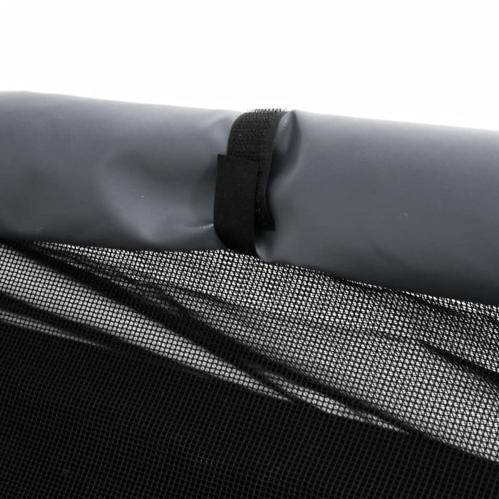 Cuccia per cani in tessuto oxford chiaro e acciaio grigio 02_0043534