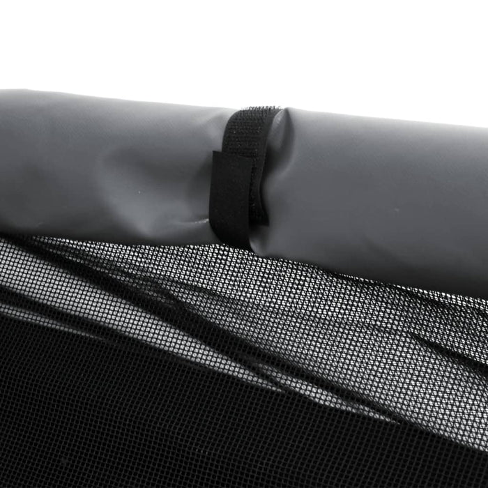 Cuccia per cani in tessuto oxford chiaro e acciaio grigio 02_0043533