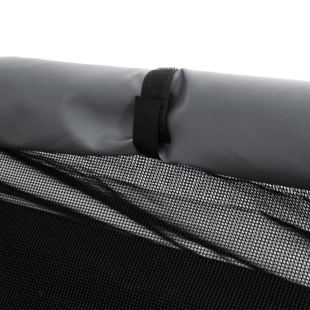 Cuccia per Cani Grigio Chiaro in Tessuto Oxford e Acciaio 172591