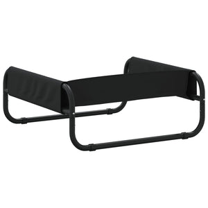 Cuccia rialzata per cani in tessuto Oxford e acciaio antracite 02_0043243