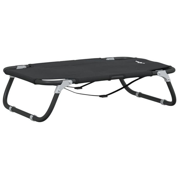 Cuccia per cani comodo divano pieghevole in tessuto oxford e acciaio antracite 02_0043195