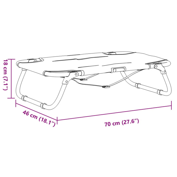 Cuccia per cani comodo divano pieghevole in tessuto oxford e acciaio antracite 02_0043195