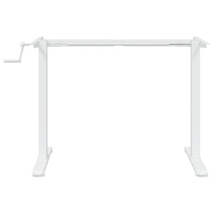 Telaio Scrivania in Piedi Bianco (94-135)x60x(70-114)cm Acciaio