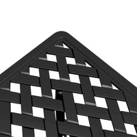 Tavolo da Giardino Nero 53x53x53 cm in Alluminio Pressofuso 4002820