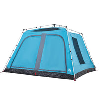Tenda Familiare con Portico 9 Persone Blu a Rilascio Rapido 4004214
