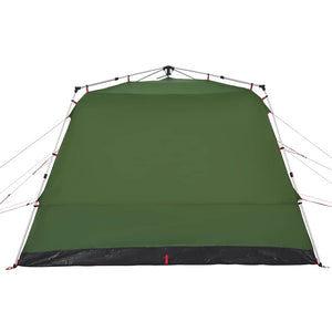 Tenda Familiare Cabina 7 Persone Verde a Rilascio Rapido 4004216