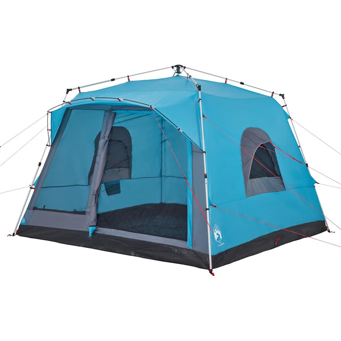 Tenda Familiare Cabina 7 Persone Blu a Rilascio Rapido 4004217