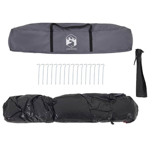 Tenda Familiare 7 Persone Grigio e Arancione a Rilascio Rapido 4004218