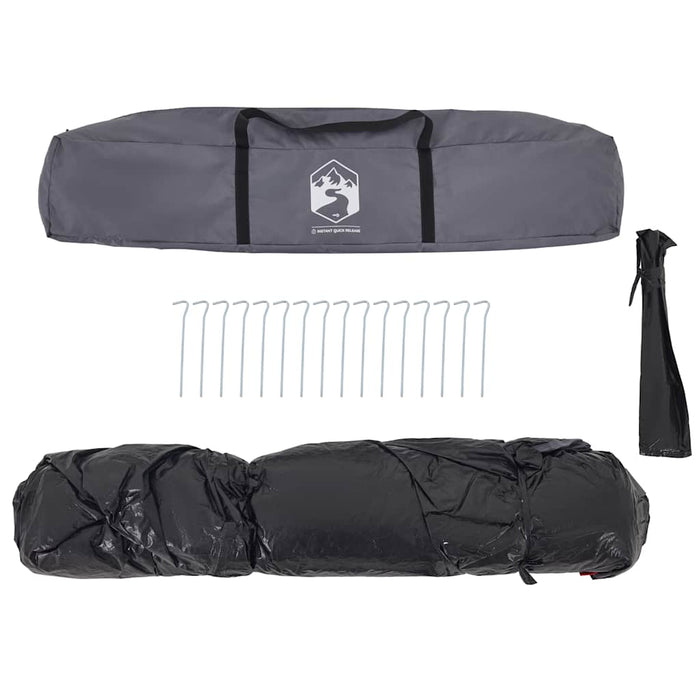 Tenda Familiare 7 Persone Grigio e Arancione a Rilascio Rapido 4004218