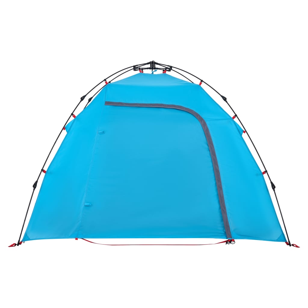 Tenda a Cupola da Campeggio 3 Persone Blu a Rilascio Rapido 4004223