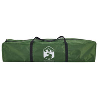 Tenda a Cupola da Campeggio 3 Persone Verde a Rilascio Rapido