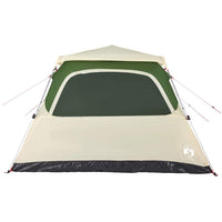 Tenda Familiare a Cupola 6 Persone Verde a Rilascio Rapido 4004233