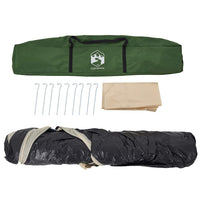 Tenda Familiare a Cupola 6 Persone Verde a Rilascio Rapido 4004233