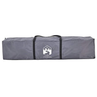 Tenda a Cupola 8 Persone Grigio e Arancione a Rilascio Rapido