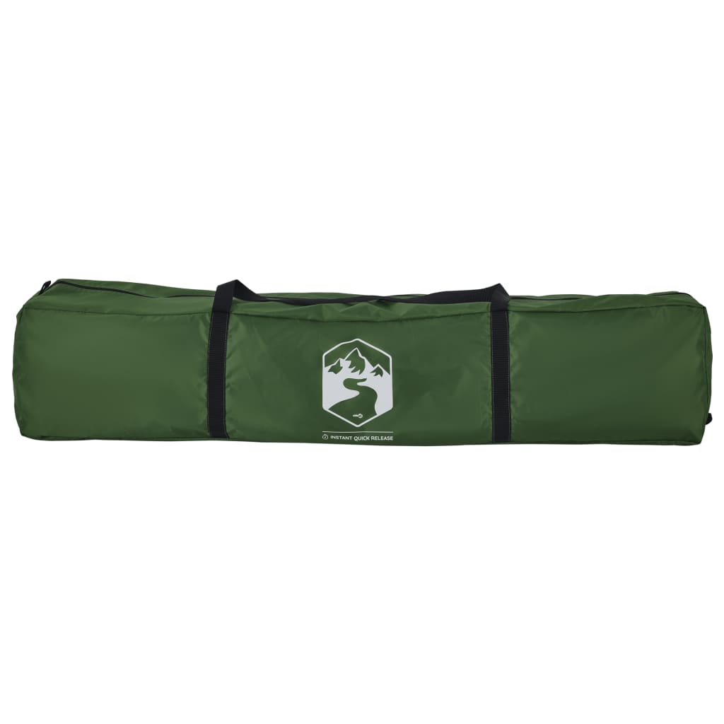 Tenda a Cupola da Campeggio 4 Persone Verde a Rilascio Rapido 4004242