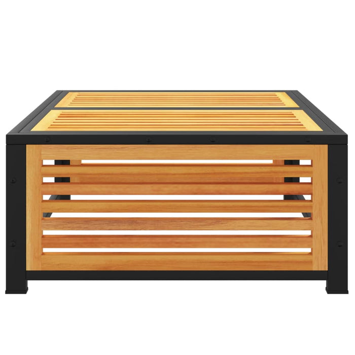 Tavolo da Giardino 68x68x30 cm in Legno Massello di Acacia 367644