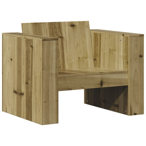 Set Salotto da Giardino 2 pz in Legno Impregnato di Pino 3216898