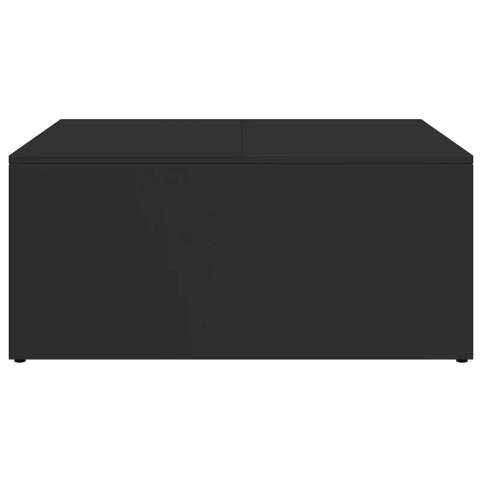 Tavolini Impilabili 2pz Neri in Legno Multistrato e Metallo