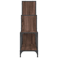 Libreria Rovere Marrone 92x30x102cm Legno Multistrato e Metallo 845440