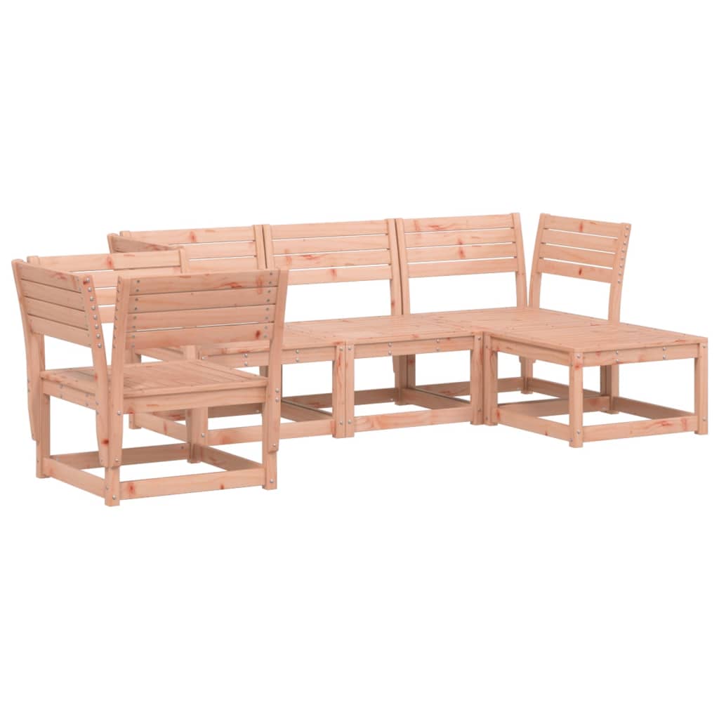 Set Salotto da Giardino 5 pz in Legno Massello di Douglas